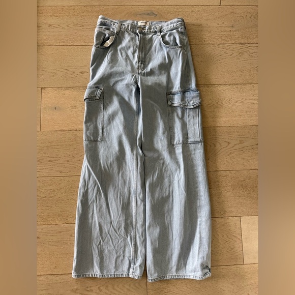 AGOLDE Minka Denim Cargo Jeans pants  Size 28 - Picture 10 of 16